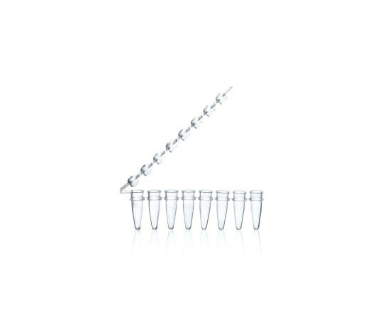 BRAND PCR8連熱電子管・旗がしら付 0.2mL 1000本入 1袋(1000本入) 781330