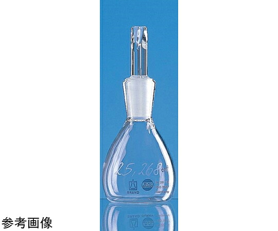 BRAND 比重びん 共摺り 25mL 1個 43320