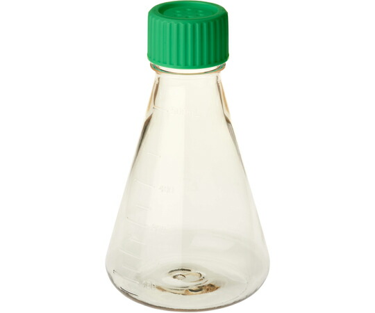 Celltreat 500mL エルレンマイヤーフラスコ（ポリカーボネート、ベントキャップ）12個入 1箱(12個入) 229829