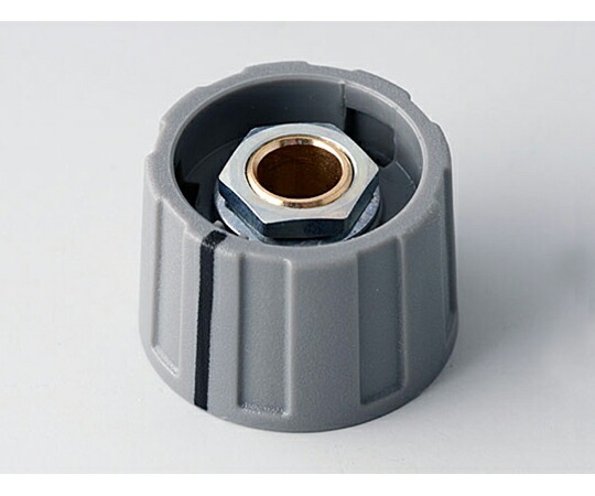 OKW ラウンドノブ W23×H15.5×D23mm 0.065kg グレイ 10個入 1式(10個入) A2623068