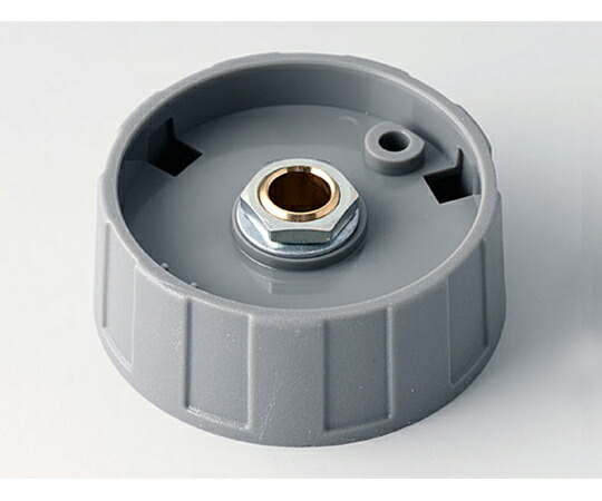 OKW ラウンドノブ W40×H15.5×D40mm 0.1kg グレイ 10個入 1式(10個入) A2540068