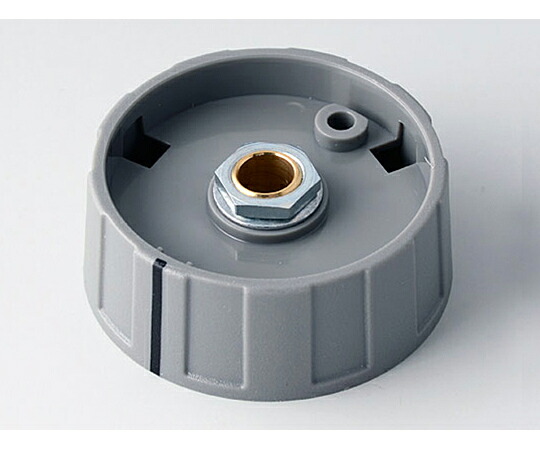 店内全品ポイント5倍★要エントリー★OKW ラウンドノブ W40&times;H15.5&times;D40mm 0.095kg グレイ 10個入 1式(10個入) A2640068｜Shop de clinic店