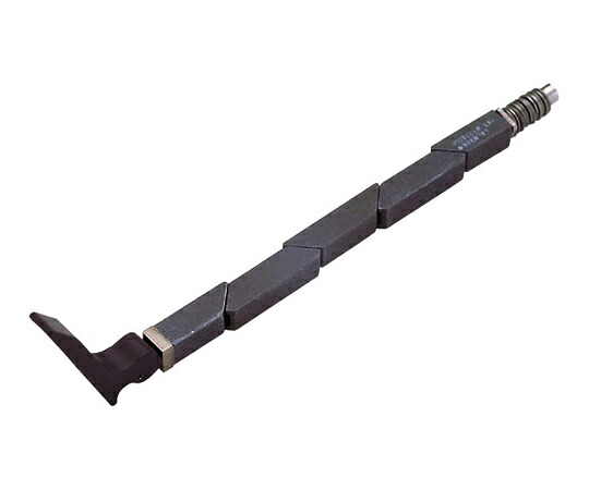 ｎVent カードロックリテイナ W6.9×D121.9mm 黒色アルマイト 1個 LE260-4.80-2