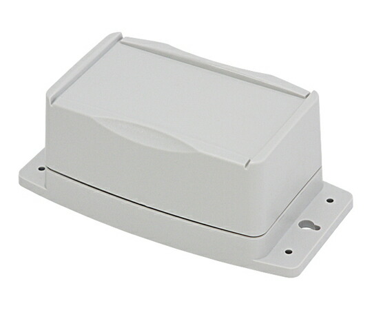 Pactec プラスチックケース W91×H67.8×D178.7mm ライトグレイ 1個 OD45-2.5