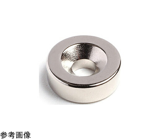 二六製作所 ネオジム Φ21×6-M6皿穴（N40SH）皿ボルト付 10個入 10個入 NE700