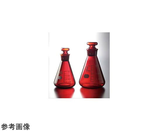 コスモスビード（VIDTEC） 共栓三角フラスコ（茶褐色）30mL TS19 1個 1563-03