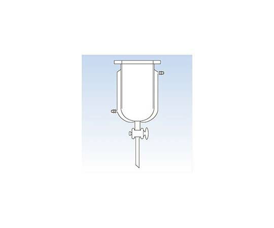 全ての存在ビード（VIDTEC） 上衣付セパラブルフラスコ（下口PTFEまかない方付）2000mL 1個 1628-03 設備-その他