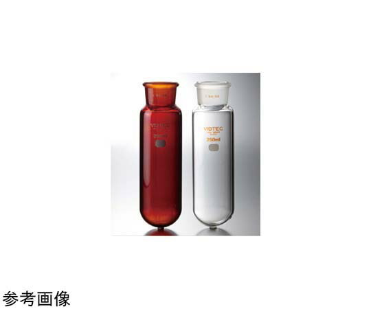 全ての存在ビード（VIDTEC） 屁っ放り洗い濯ぎ瓶（瓶のみ・台無）丸底500mL 1個 1956-19-1