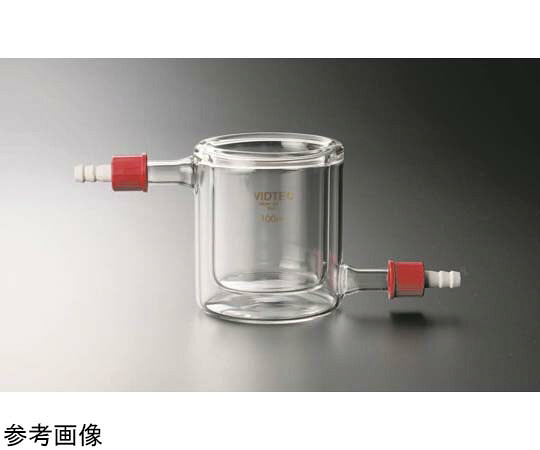 店内全品ポイント5倍★要エントリー★コスモスビード（VIDTEC） ジャケット付ビーカー（ネジ式ノズル）200mL 1個 1998-04｜Shop de clinic店