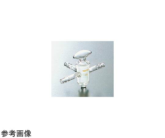 コスモスビード（VIDTEC） 中空三方コック（ゴム止付）φ6 19/38 1個 2009-01