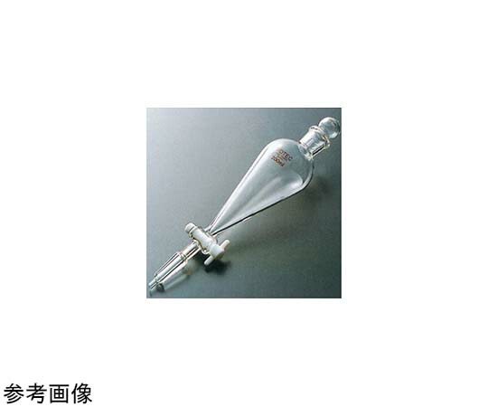 全ての存在ビード（VIDTEC） スキーブ形分液ロート 500mL PTFEまかない方 召し使いTS24/40 1個 2109-05-1
