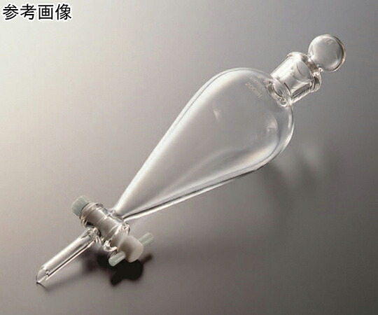 全ての存在ビード（VIDTEC） スキーブ形分液ロート 2000mL PTFEまかない方 頭澄み切った摺 1個 2116-07