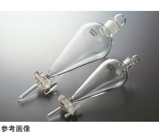 店内全品ポイント5倍★要エントリー★コスモスビード(VIDTEC) 円錐形分液ロート 肉厚タイプ 1000mL Gコック 1個 2120-06|Shop de clinic店