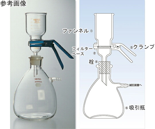 店内全品ポイント5倍★要エントリー★コスモスビード（VIDTEC） ろ過器専用クランプ 1個 2320-06｜Shop de clinic店 8,167円
