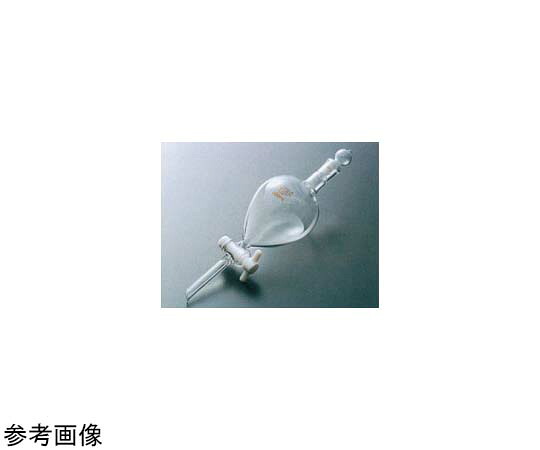 コスモスビード（VIDTEC） SPC丸形分液ロート 500mL PTFEコック 1個 6540-05