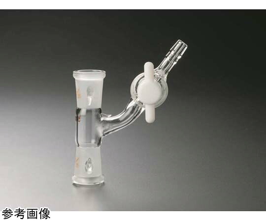 店内全品ポイント5倍★要エントリー★コスモスビード(VIDTEC) シュレンクジョイント(ツメ付)型 PTFEコック 15/25 1個 7046-01|Shop de clinic店