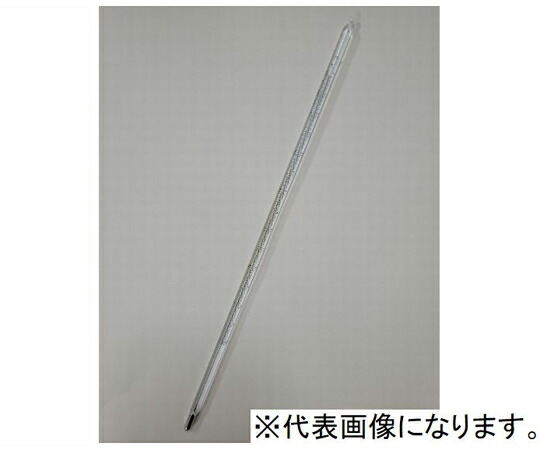 東亜計器製作所 水銀 棒状温度計 0～100℃ 1本 JC-2029