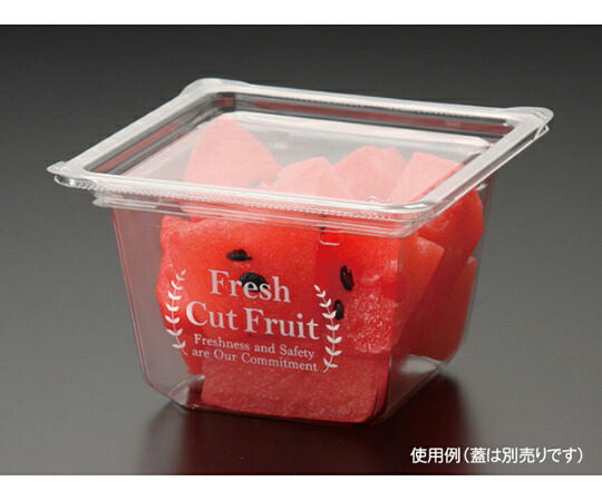 パックスタイル 青果・農産容器 マルチカップCUBE1380 CF白 50枚×12パック入 1ケース(50枚×12パック入) 534559