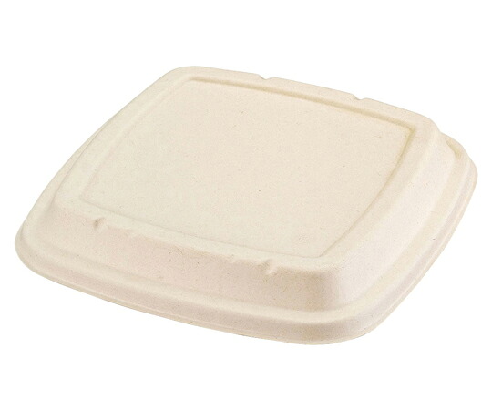 店内全品ポイント5倍★要エントリー★パックスタイル BB竹バガス 弁当容器 N23-23F 共蓋 蓋 クラフト色 50枚×6パック入 1ケース(50枚×6パック入) 653869|Shop de clinic店
