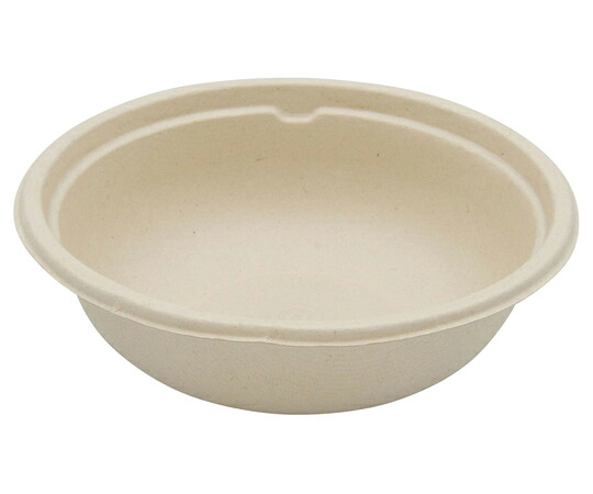 パックスタイル 惣菜容器 BB竹バガス ボウルM 中 50枚×18パック入 1ケース(50枚×18パック入) 00670565