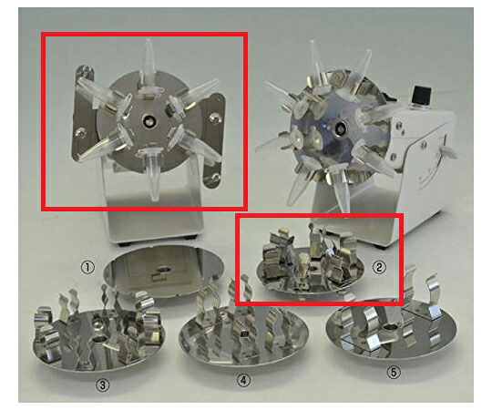 日伸理化 NRC-10D用容器ホルダー おしりぺんぺん1.5mL×6本 1セット NRC-10-H1.5x6S