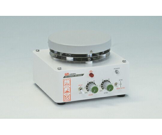 日伸理化 高温型ホットスターラー 325℃対応 安全装置付きφ130 1個 SW-230HS