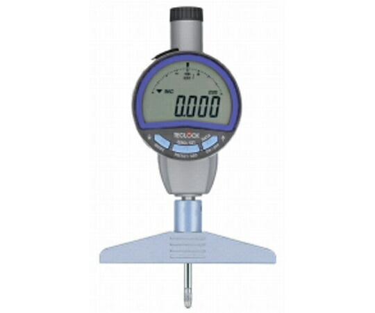 テクロック デジタルデプスゲージ 0.001mm 25.4mm Φ3.2鋼球測定子タイプ 1台 DMD-2410A
