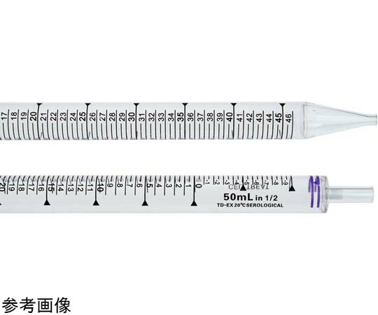 Celltreat 50mL セロロジカルピペット 100本入（25個別荷拵え/うしろ側） 1箱(100本入) 229030B