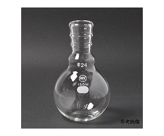 店内全品ポイント5倍★要エントリー★日本理化学器械 平形（平底）フラスコ 白 500mL 摺部29/42 1個 017-29500｜Shop de clinic店