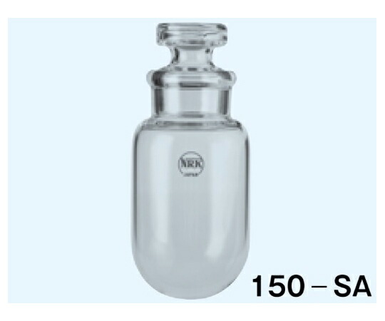 日本理化学器械 試験管 丸底 白 目盛なし 150mL 1個 150-SA