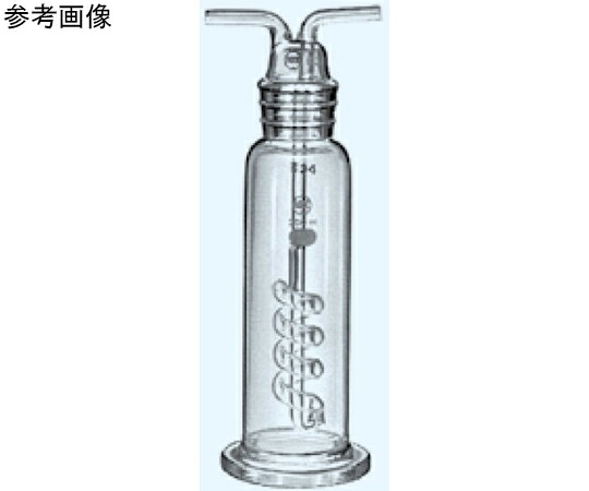 日本理化学器械 ガス洗浄びん ウォルター型 中管のみ TS摺部34 1個 710-2034A