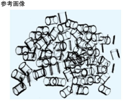 日本理化学器械 ガラス・ラシヒリング 径9.0×高さ9.0mm 1セット(50個入) 1セット(50個入) 638-0909