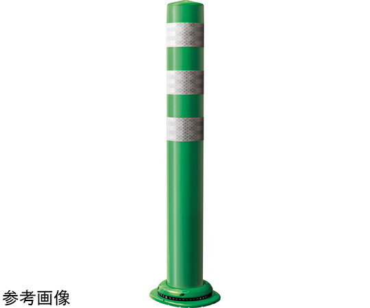 セキスイ 車線引きはなす標 極点唐きびCITY R 貼り付ける印字機 H650粍 緑 1本 PCCTR-65GW-N