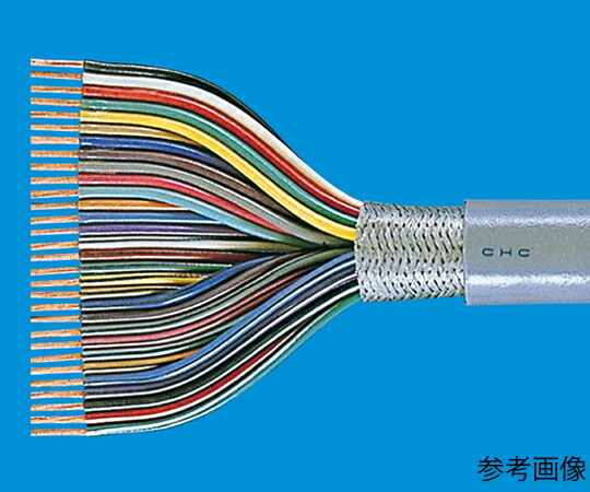 長岡特殊電線 コンピューター装置間接続ケーブル（MVVS） 0.5SQ 1芯 1本 CHC 1X0.5SQ