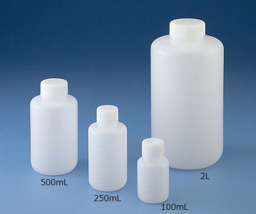ニッコー・ハンセン Jボトル丸型 細口（ナチュラル） 2L 滅菌済 36本 1503-06 1ケース(36本入)