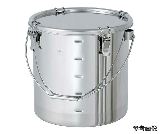 日東金属工業 目盛付き汎用容器　クリップ式　20L 1個 CTB-M-30