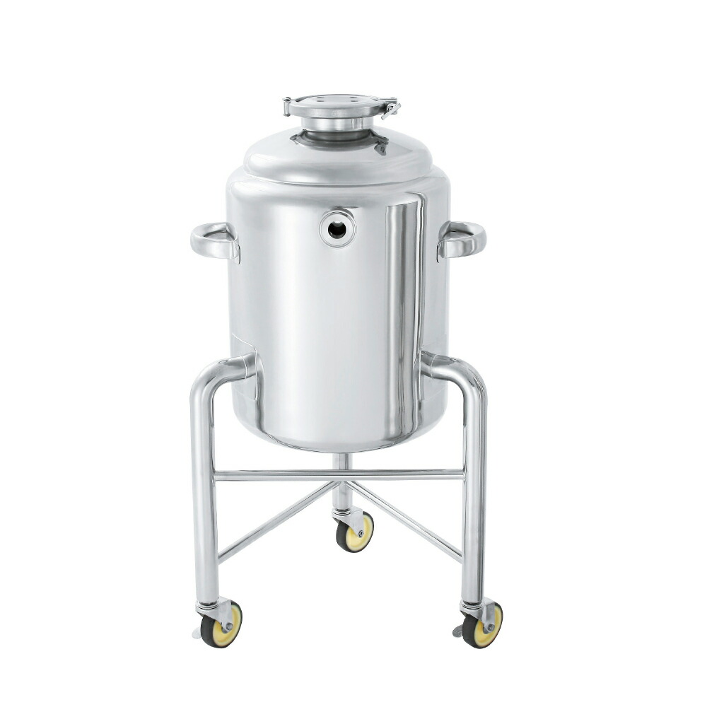 日東金属工業 ジャケット型ステンレス加圧容器 脚付 40L 1個 PCN-J-L-40