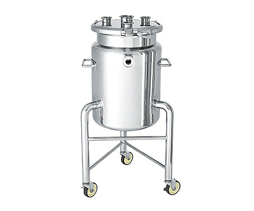 日東金属工業 ジャケット型へルールオープンステンレス加圧容器 脚付 10L 1個 PCN-F-J-L-10
