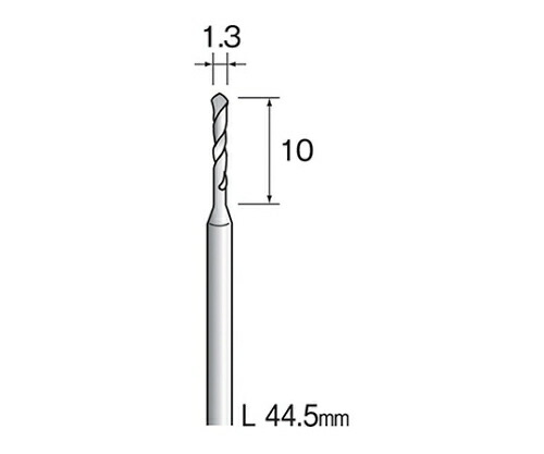 ミニター ツイストドリル　スチール　１．３ｍｍΦ　（１０個） 1パック(10個入) KA1009