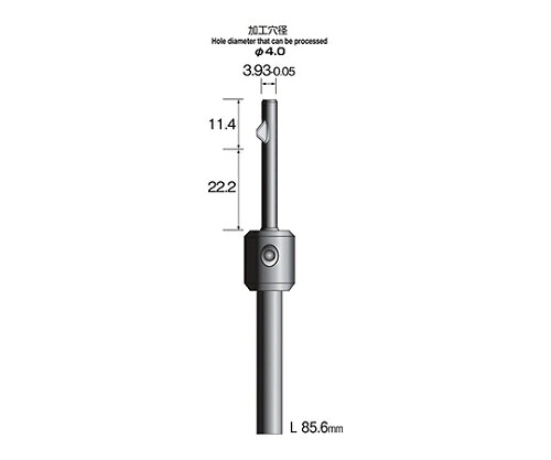 ミニター ストレートホールバー　ハイスブレード　４．０ｍｍΦ 1個 KA4003 22,153円