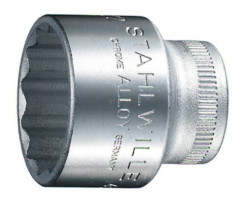Stahlwille （３／８ＳＱ）ソケット（１２角）　（０２４１００４２） 1個 45A-13/16