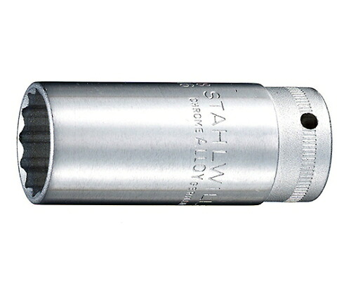 Stahlwille （３／８ＳＱ）ディープソケット（１２角）（０２０２００２１） 1個 46-21 研究・実験用品-花・ガーデン・DIY