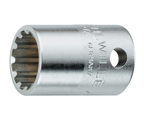 Stahlwille （３／８ＳＱ）スプラインソケット ３／８”（０２０１１０１２） 1個 45ASP-12