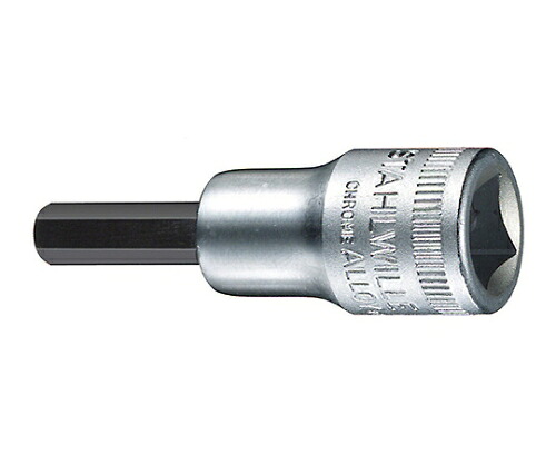 Stahlwille （３／８ＳＱ）インヘックスソケット　（０２４５００２４） 1個 49A-3/8