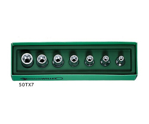 Stahlwille （１／２ＳＱ）ヘクスローブソケットセット （９６０３２７０３） 1仕掛ける 50TX/7