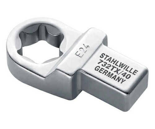 Stahlwille トルクレンチ差替ヘッド　（５８２９４０２０） 1個 732TX/40-E20