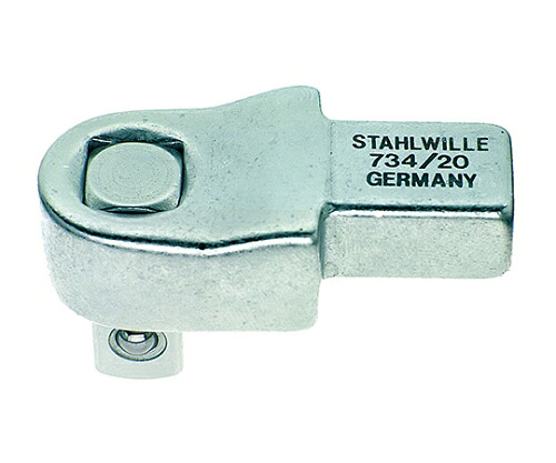 Stahlwille トルクレンチ差替頭顱（１／２四角い）（５８２４００２０） 1個 734/20 研究・実験用品-その他