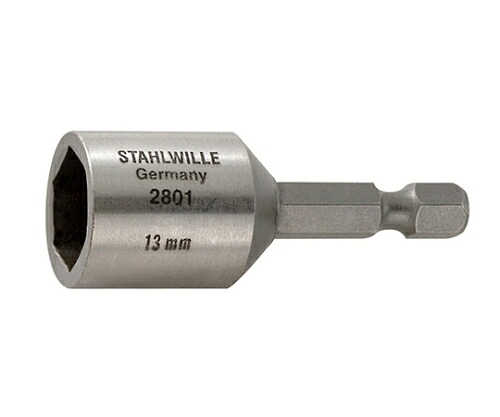 Stahlwille ヘキサゴンソケット １３ＭＭ （１／４”）（２８０１００１３） 1個 2801-13