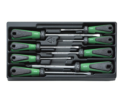 Stahlwille ドライバーセット　８ＰＣ　（３Ｋ－ＤＲＡＬＬ）（９６１０） 1セット 4892