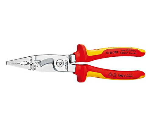 KNIPEX 縁切りエレクトロプライヤー（包み入） 1本 1386-200
